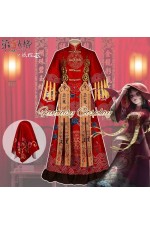 Identity V Perfumer Paper Bride Crossover Nie Moli Hanfu Cosplay Costume